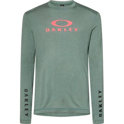 Oakley Мъжка фланелка с дълъг ръкав за колоездене Oakley Seeker Flow L/S Jersey Cycling jersey - Aviator Green - размер M (056-3981-0112)
