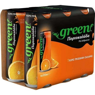 Green Cola Green Portokaláda 6 x 330 ml