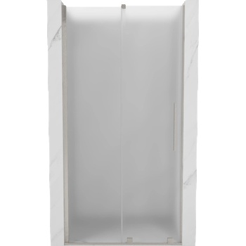 Mexen Velar плъзгащи се душ врати 100 см, матирано стъкло, четкан никел - 871-100-000-31-97 (871-100-000-31-97)