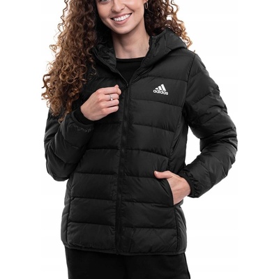 adidas Essentials Midweight Down Hooded čierna