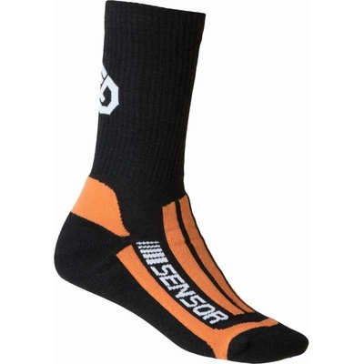 Sensor TREKING MERINO čierna oranžová
