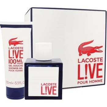Lacoste Live EDT 100 ml + sprchový gel 100 ml dárková sada