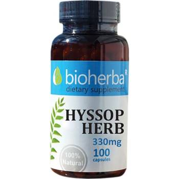 Image 1 of Bioherba Hyssop Herb 330 mg [100 капсули]