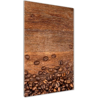 Vertikálny fotoobraz na skle Zrnká kávy 50x100 cm