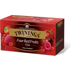 TWININGS 4 Червени Плодове 25 x 2g