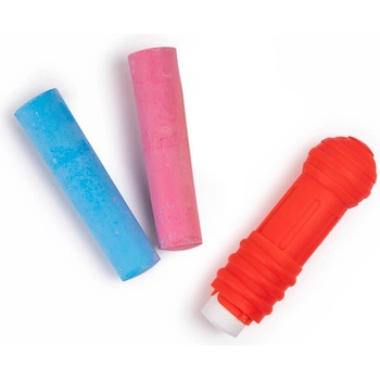 Image 1 of Eurekakids - Комплект тебешири с дръжка, Многоцветни, 3 броя