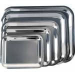  Квадратна тава от неръждаема стомана с хромирано покритие 40 x 32, 5 cm 1605SIS004 (1605SIS004)