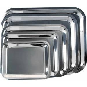  Квадратна тава от неръждаема стомана с хромирано покритие 40 x 32, 5 cm 1605SIS004 (1605SIS004)