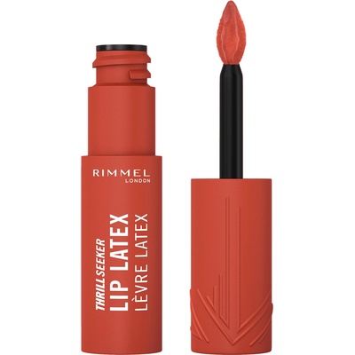 Rimmel London Thrill Seeker Lip Latex tekutá rtěnka s vysokým leskem 250 Honey Bun 6 ml