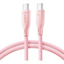 Joyroom SA34-CC3 60W USB Typ-C / USB Typ-C, 1m, ružový