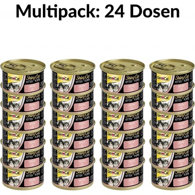 GimBorn GimCat ShinyCat Kitten kuře 24 x 70 g