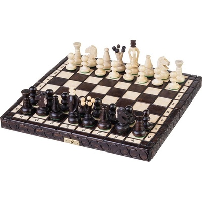 Dřevěné královské šachy Triumf