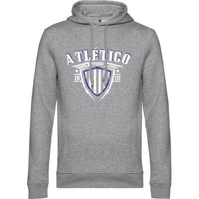 Superfutbal mikina Atletico sivá melírová
