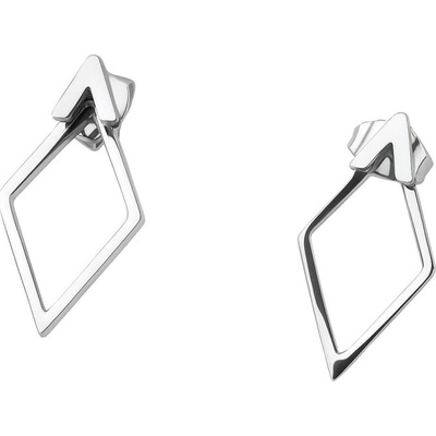 Solla Diamantina Luxe dámske náušnice z ocele 304 strieborné CH-Z-NA20
