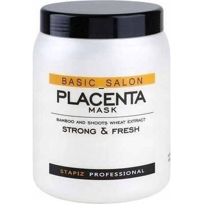 Stapiz Basic Salon Placenta maska na vlasy s výťažkami z bambusu a pšeničných klíčkov 1000 ml