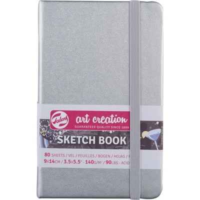 Talens Art Creation Sketchbook v pevnej väzbe Silver 9 x 14