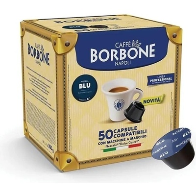 50 бр. капсули Borbone Blu съвместими с Dolce Gusto