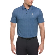 Allover Pánské polo PETE PRINT GOLF POLO black iris