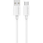 USAMS U98 USB кабел за данни - Type-C, 100 см, БЯЛ SJ786USB02 (SJ786USB02)