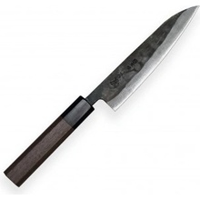 KIYA nůž Petit Suminagashi Kurouchi Damascus 11 layers 140 mm