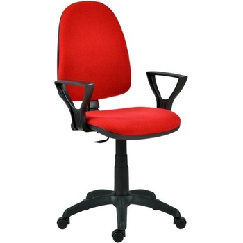 Antares Работен стол Antares MEGANE LX, до 120кг, дамаска, газов механизъм, коригиране на височината и дълбочината, лумбална опора, червен (MEGANE-LX-C02)