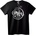 NOONEBRAND Тениска Обичам те чак до луната - 2XL, Black