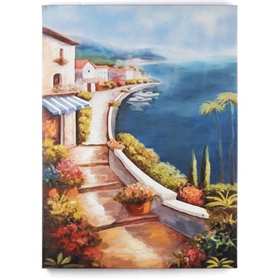 Weltbild Olejomalba Pobřežní promenáda š 50 × v 70 cm