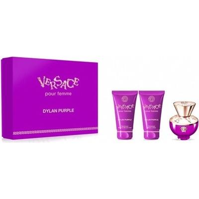 Versace Dylan Purple Woman EDP 50 ml + tělové mléko 50 ml + sprchový gel 50 ml dárková sada