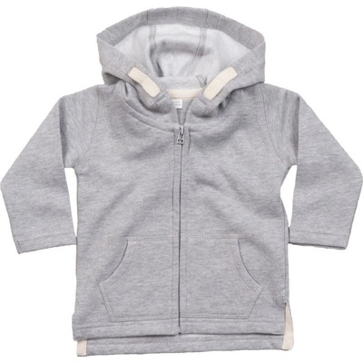 Babybugz mikina BZ32 melír šedá