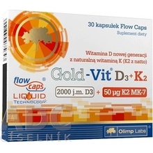 Gold-Vit D3 + K2 30 kapslí