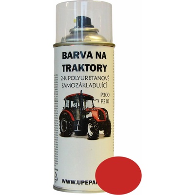 U PEPÁNKA s.r.o. BARVY NA TRAKTORY ZETOR ve spreji 2-K Polyuretan, ČERVENÁ lesklá 400ml Objem: 0,4L