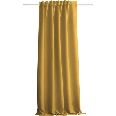 Akustický záves s univerzálnou páskou curry 135x245 cm