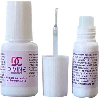 DIVINE cosmetics G07 Lepidlo na umělé nehty se štětečkem 7,5 g