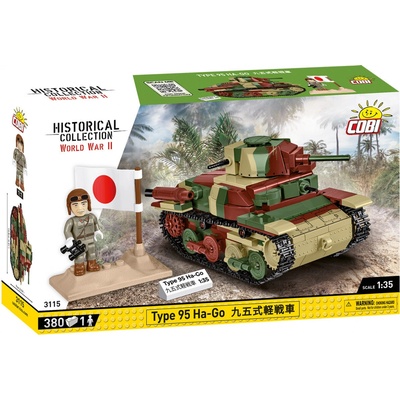 COBI 3115 World War II 1:35 Japonský ľahký tank Mitsubishi Type 95 Ha-Go
