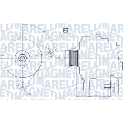 Generátor MAGNETI MARELLI 063731665010