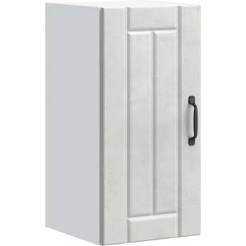 vidaXL Кухненски стенен шкаф Lucca, бетонно сив, инженерно дърво (853781)