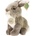 Rappa Плюшена играчка Rappa Еко приятели - Сиво Зайче, седящо, 18 cm (221376)