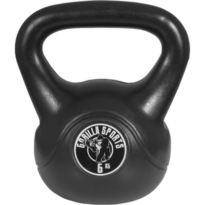 Gorilla Sports kettlebell plast 6 kg