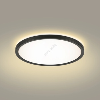 Brilagi - LED Лампа за баня ULTRA SLIM LED/24W/230V 42x42 см черен IP54 (BG2094)