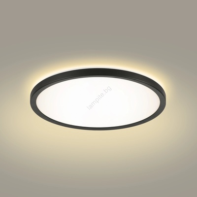 Brilagi - LED Лампа за баня ULTRA SLIM LED/24W/230V 42x42 см черен IP54 (BG2094)