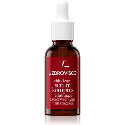 UZDROVISCO Cica Cooling Serum Compress серум за лице за редуциране на зачервявания с охлаждащ ефект 30ml