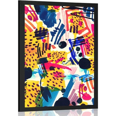 Plakát pop art abstrakce - 40x60 no frame