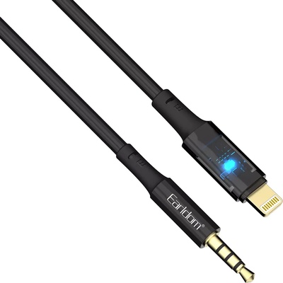 Earldom Аудио кабел Earldom ET-AUX52, 3.5mm към Lightning, 1.0м, Черен - 40220 (40220)