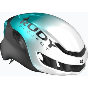Rudy Project Велосипедна каска Rudy Project Nytron pearl/emerald/black metal matte