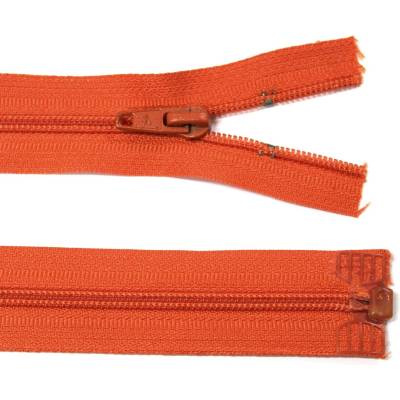 Spirálový zip no.3 rozepínací 50cm - více barev color: 557 oranžová