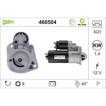 Startér VALEO 460504