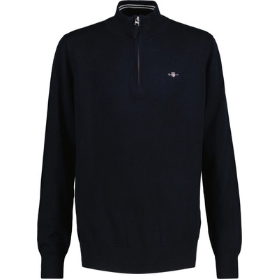 Gant Shield Cotton Half Zip modrá – Zboží Dáma