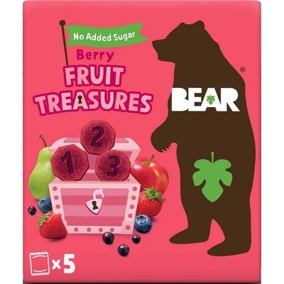 Bear Fruit Treasures Berry jahoda borůvka 5 x 20 g – Zboží Dáma