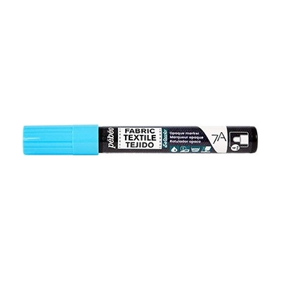 Pebeo Setaskrib Opaque Broad Tip Marker fixky na tmavý textil 454 Pastel blue