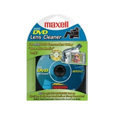 Maxell DVD-R Camcorder mini 8 см/ почистващ диск MAXELL /за камери/ blister 1 бр. в PVC case (V-ML-DDVD-R-8SM-LENSCLEANER)
